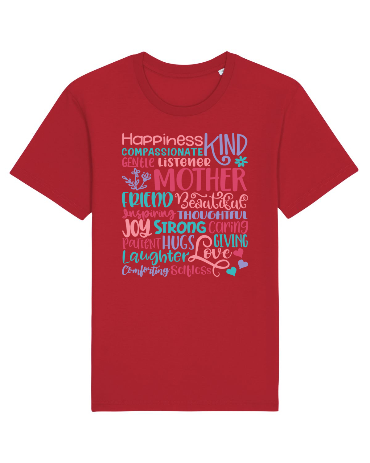 Tricou mânecă scurtă Unisex Rocker Red