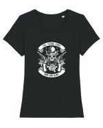 Guns and Glory Skull White Tricou mânecă scurtă guler larg fitted Damă Expresser