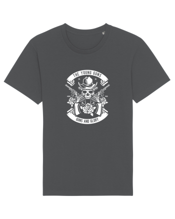 Guns and Glory Skull White Anthracite