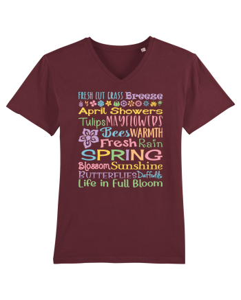 Spring - Primavara Burgundy