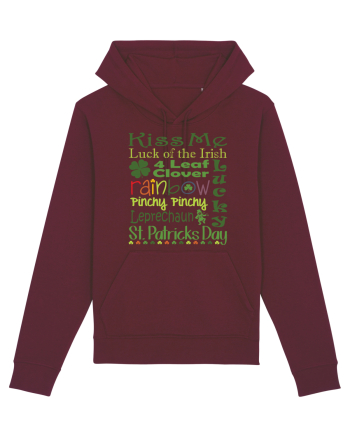 St Patrick's Day Burgundy