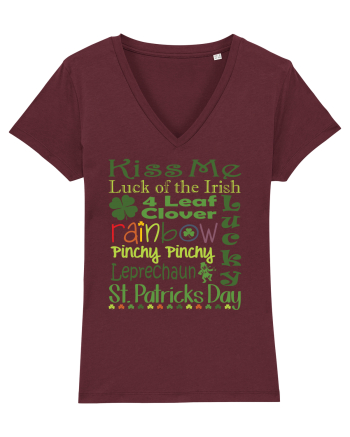 St Patrick's Day Burgundy