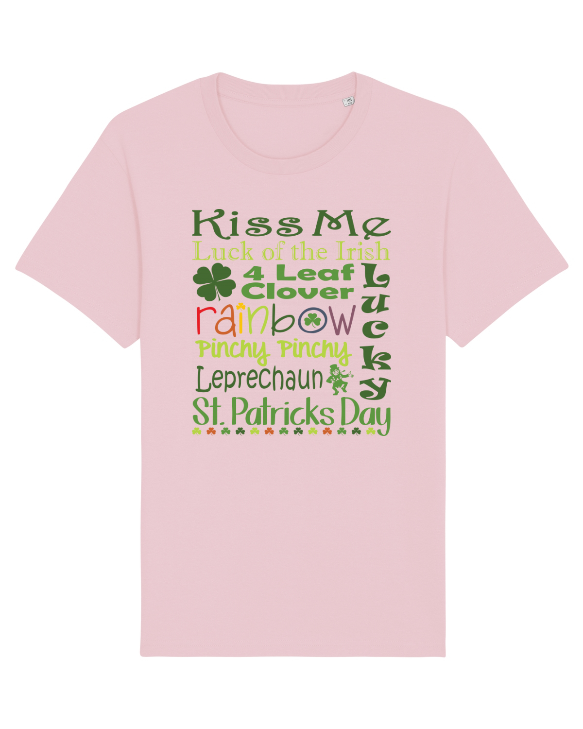 Tricou mânecă scurtă Unisex Rocker Cotton Pink