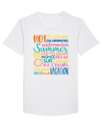 Summer - Vara Tricou mânecă scurtă guler larg Bărbat Skater