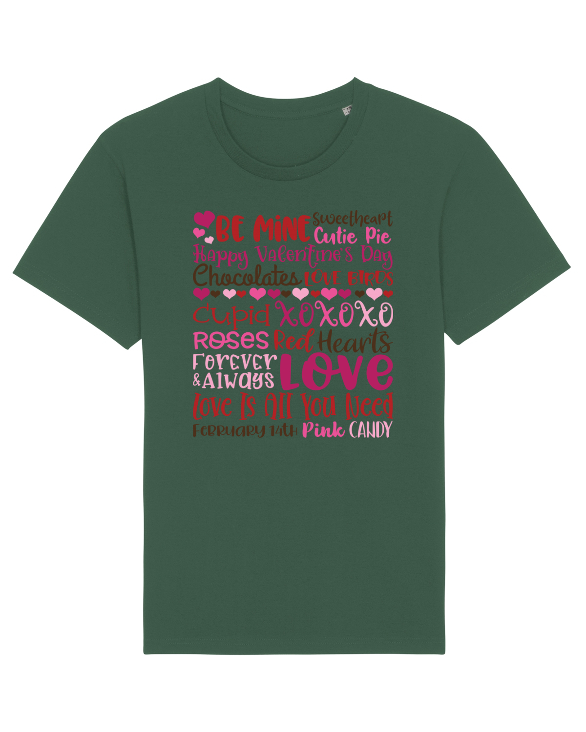 Tricou mânecă scurtă Unisex Rocker Bottle Green