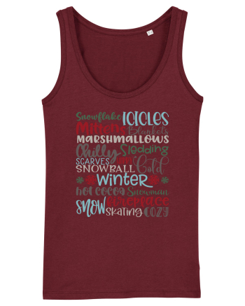 Winter - Iarna Burgundy