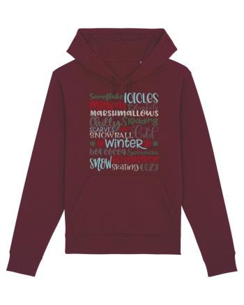 Winter - Iarna Burgundy