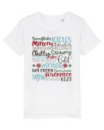 Winter - Iarna Tricou mânecă scurtă  Copii Mini Creator