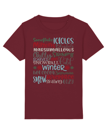 Winter - Iarna Burgundy