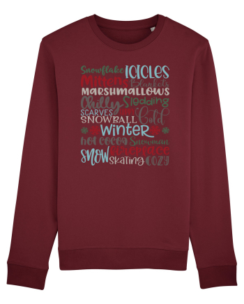 Winter - Iarna Burgundy