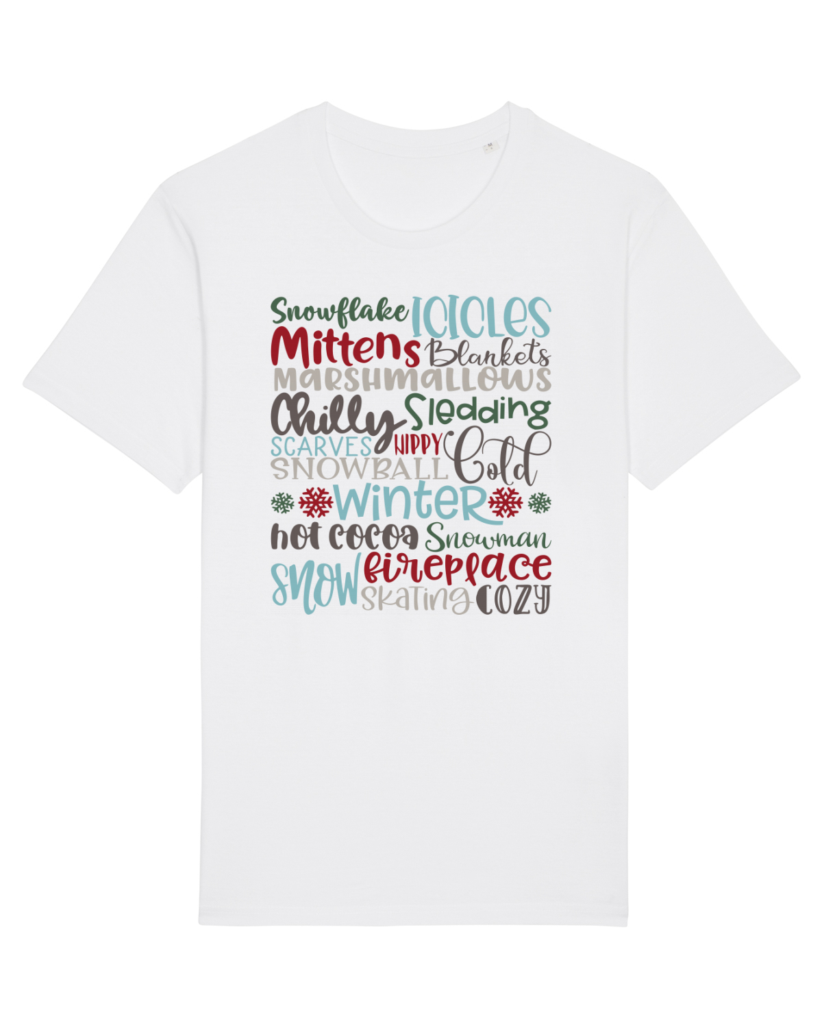 Tricou mânecă scurtă Unisex Rocker White