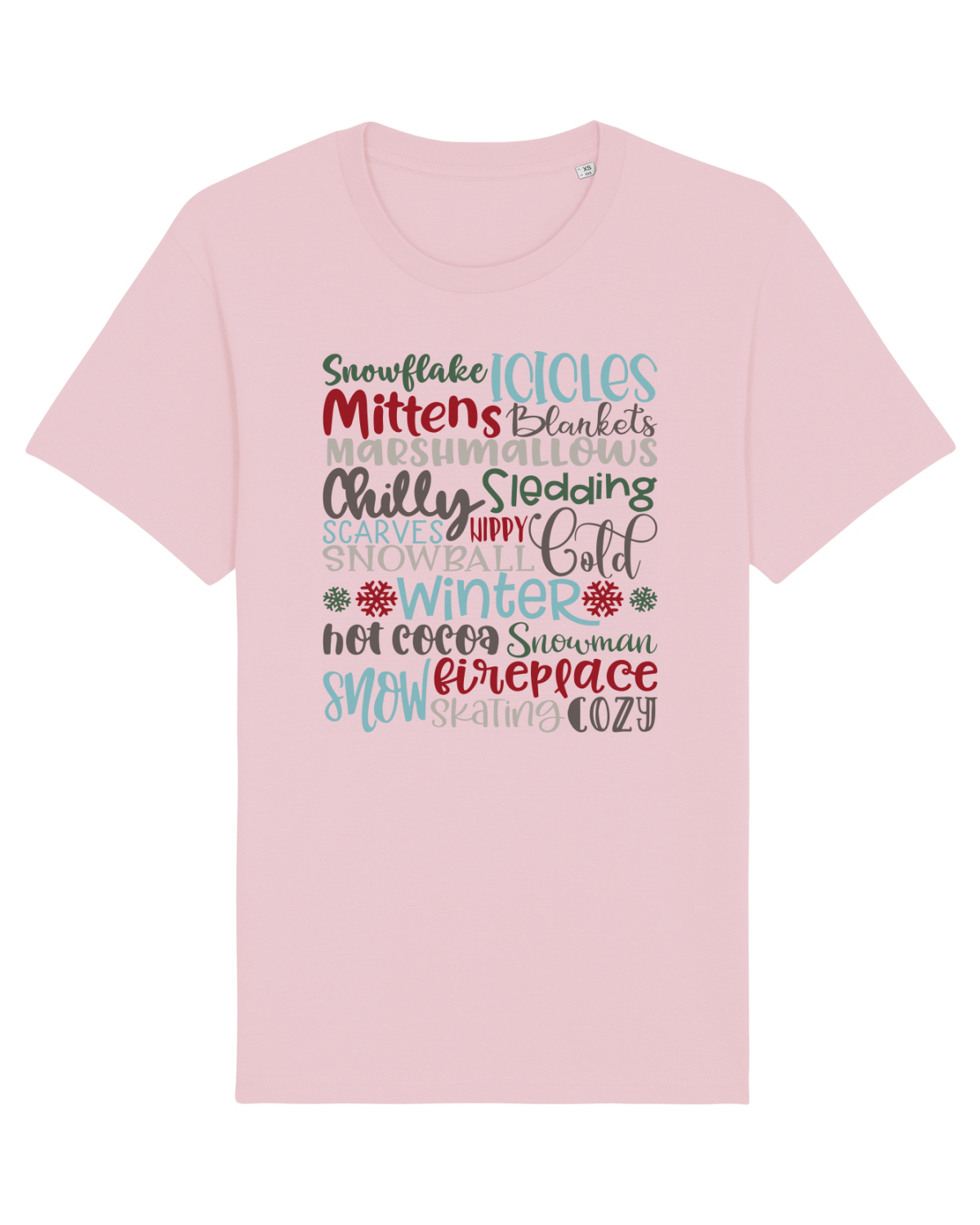 Tricou mânecă scurtă Unisex Rocker Cotton Pink