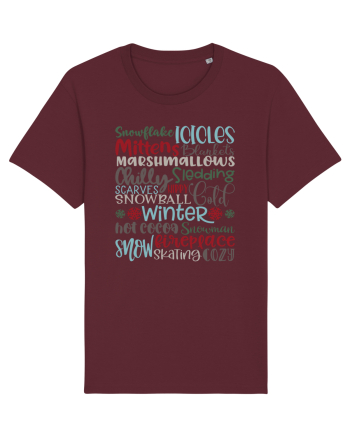 Winter - Iarna Burgundy