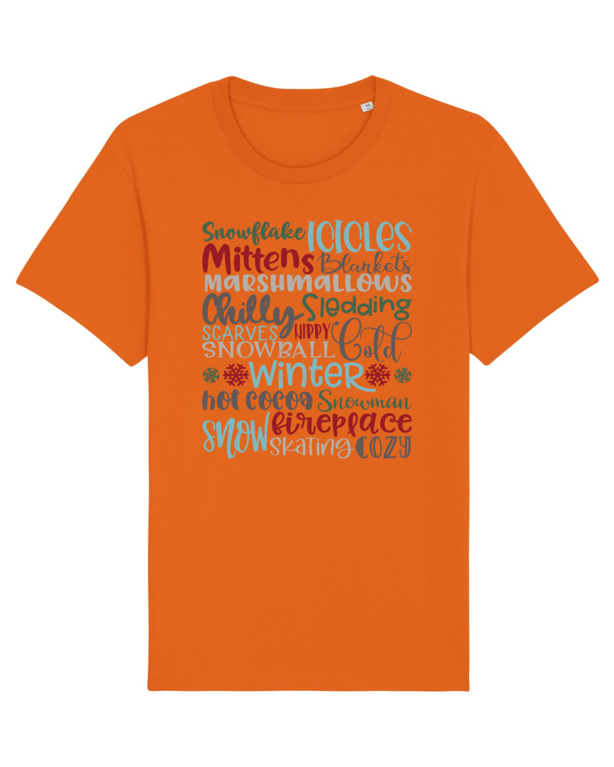 Tricou mânecă scurtă Unisex Rocker Bright Orange