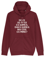 Ca lumea Hanorac cu fermoar Unisex Connector