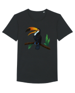 Tucan Tricou mânecă scurtă guler larg Bărbat Skater