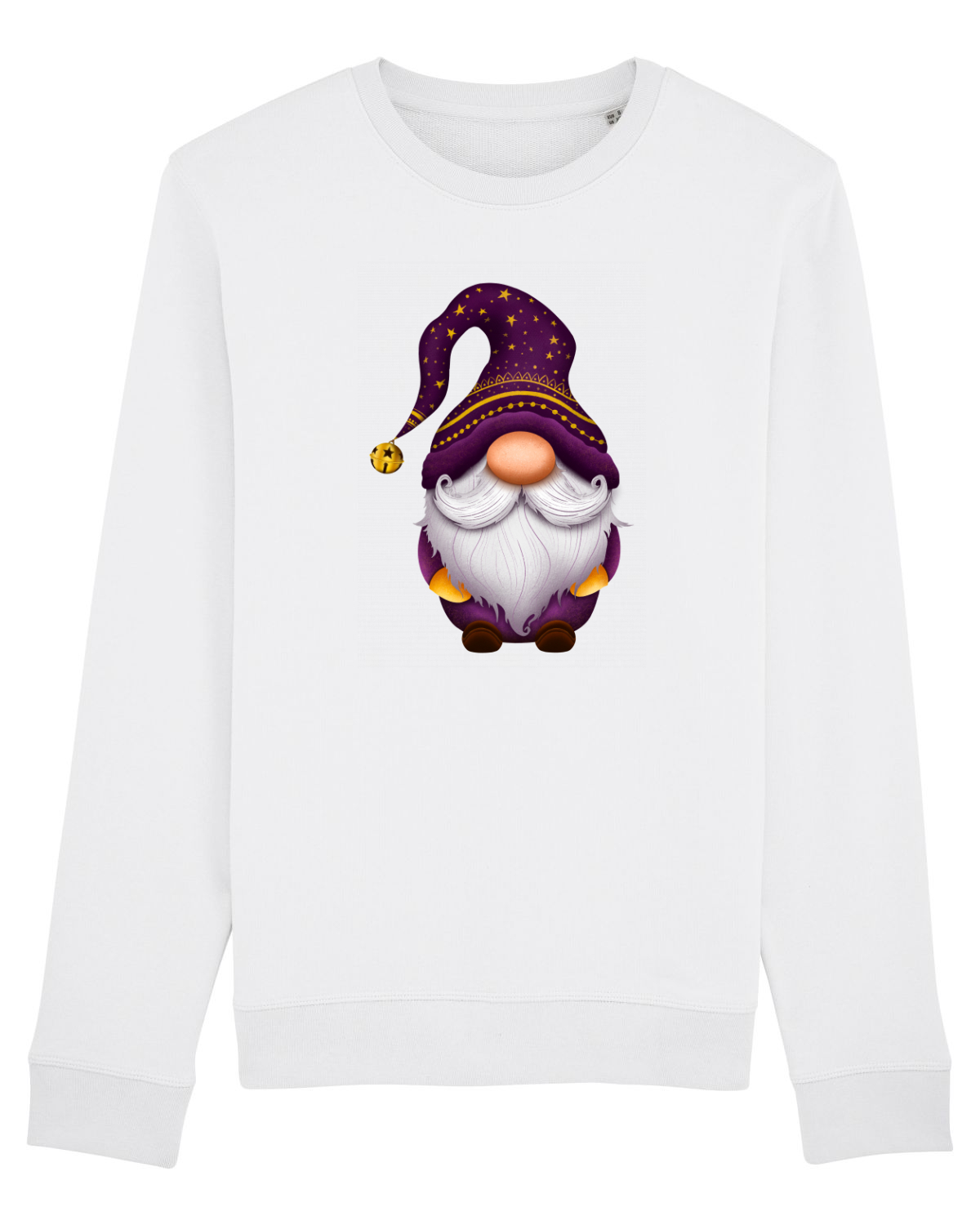 Bluză mânecă lungă Unisex Rise White
