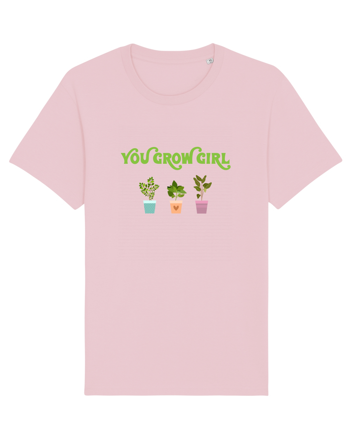 Tricou mânecă scurtă Unisex Rocker Cotton Pink