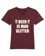 BEER Tricou mânecă scurtă guler V Bărbat Presenter