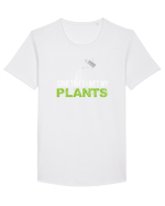 PLANTS Tricou mânecă scurtă guler larg Bărbat Skater