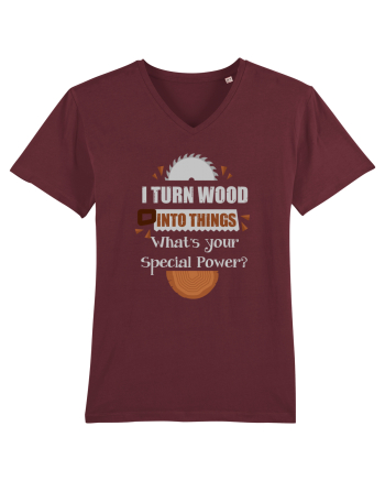 WOOD Burgundy