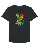 Rock star Tricou mânecă scurtă guler larg Bărbat Skater