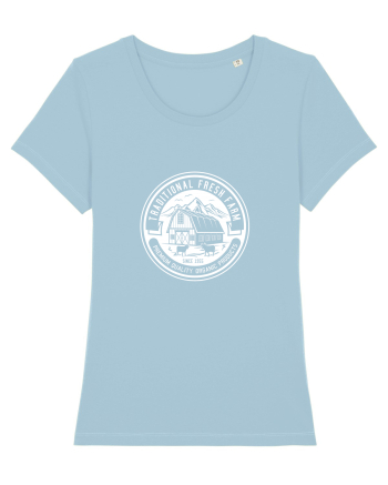 Fresh Farm White Sky Blue