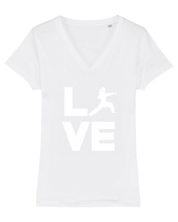 KARATE GIRL White
