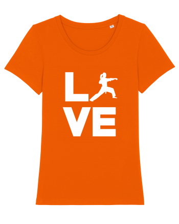 KARATE GIRL Bright Orange