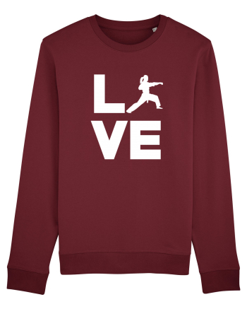 KARATE GIRL Burgundy
