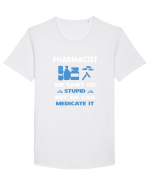 PHARMACIST Tricou mânecă scurtă guler larg Bărbat Skater
