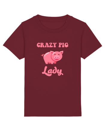 PIG LADY Burgundy