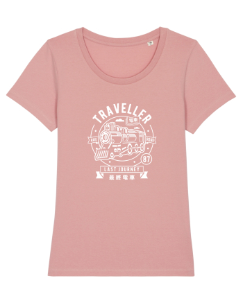 Train Traveller White Canyon Pink
