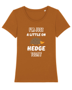 HEDGEHOG Tricou mânecă scurtă guler larg fitted Damă Expresser