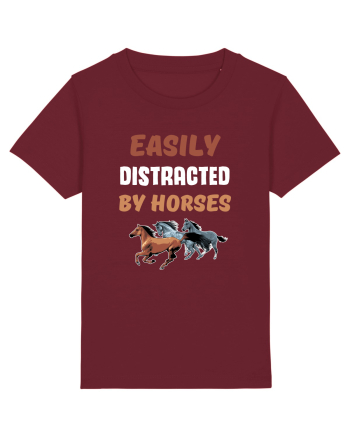 HORSE Burgundy