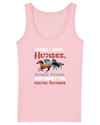 HORSES Cotton Pink