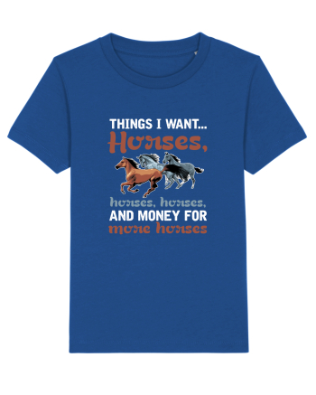 HORSES Majorelle Blue