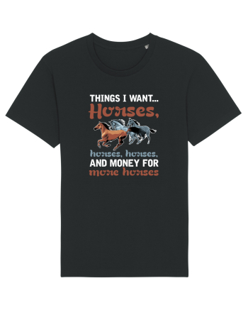 HORSES Black