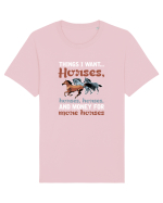 HORSES Tricou mânecă scurtă Unisex Rocker