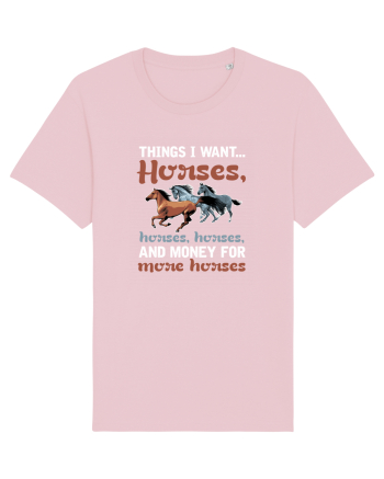 HORSES Cotton Pink