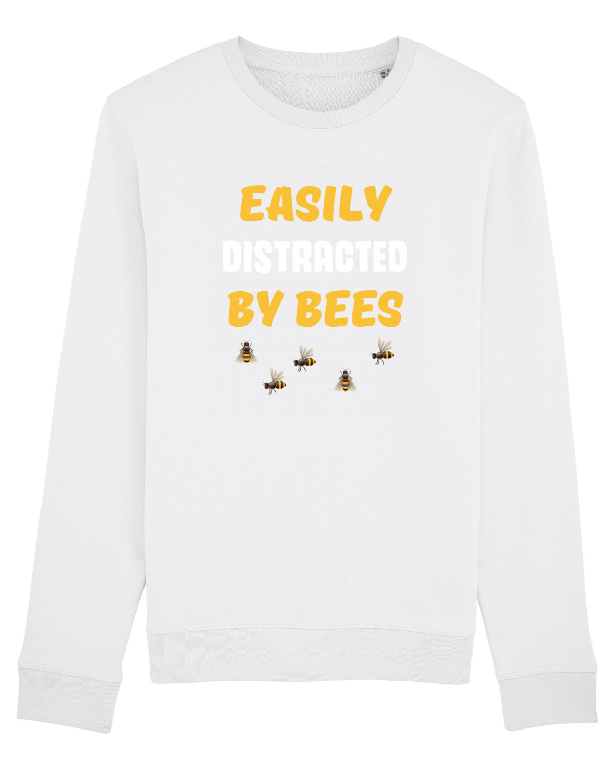 Bluză mânecă lungă Unisex Rise White