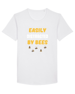 BEES Tricou mânecă scurtă guler larg Bărbat Skater