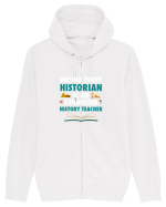 HISTORY TEACHER Hanorac cu fermoar Unisex Connector
