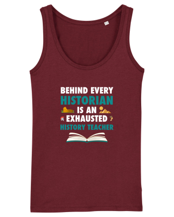HISTORY TEACHER Burgundy