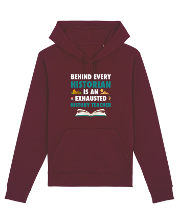HISTORY TEACHER Burgundy