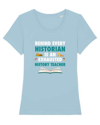 HISTORY TEACHER Sky Blue