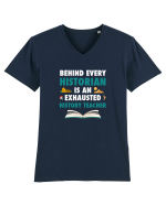 HISTORY TEACHER Tricou mânecă scurtă guler V Bărbat Presenter