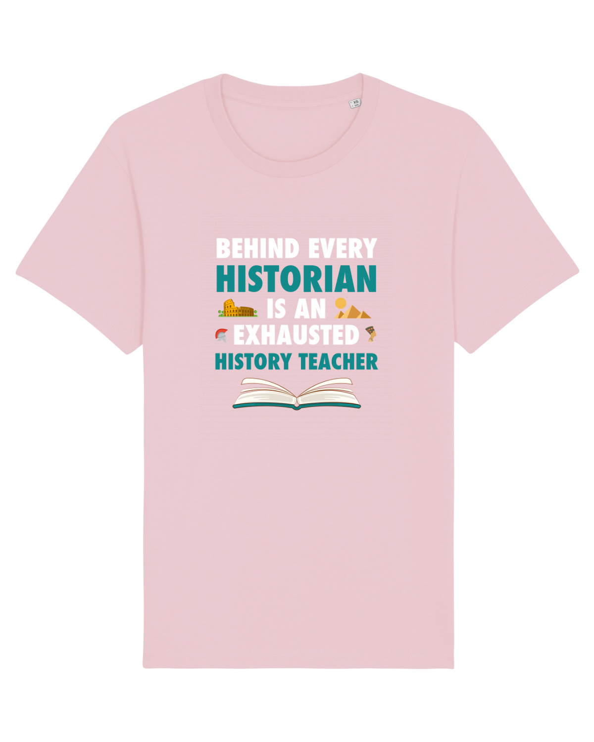 Tricou mânecă scurtă Unisex Rocker Cotton Pink