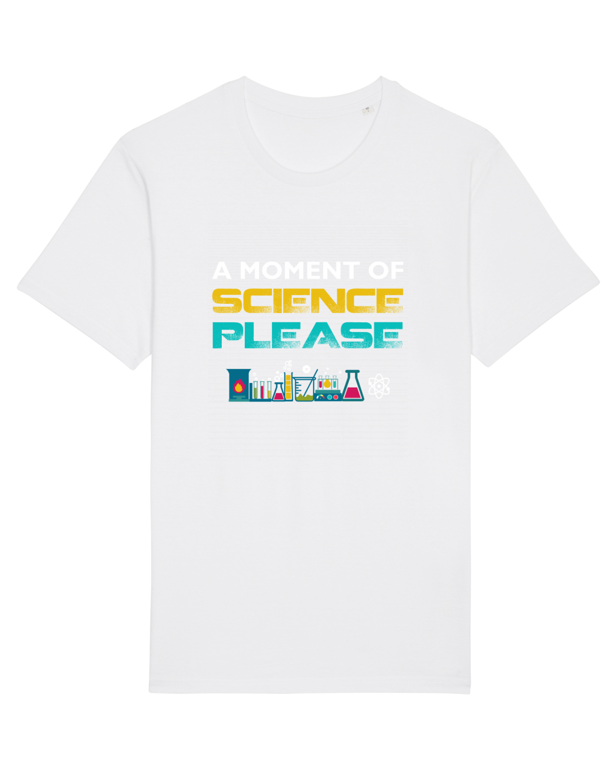 Tricou mânecă scurtă Unisex Rocker White