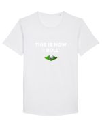 GOLF Tricou mânecă scurtă guler larg Bărbat Skater